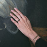 tiny black diamond solitaire