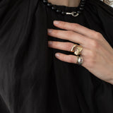 Sabine sapphire dome ring