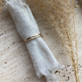 white diamond seed ring