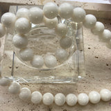 Gercia white coral bead necklace