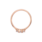 blanca monrós gómez | triple white diamond solitaire