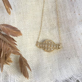 gold filigree necklace