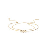 three bezel bracelet