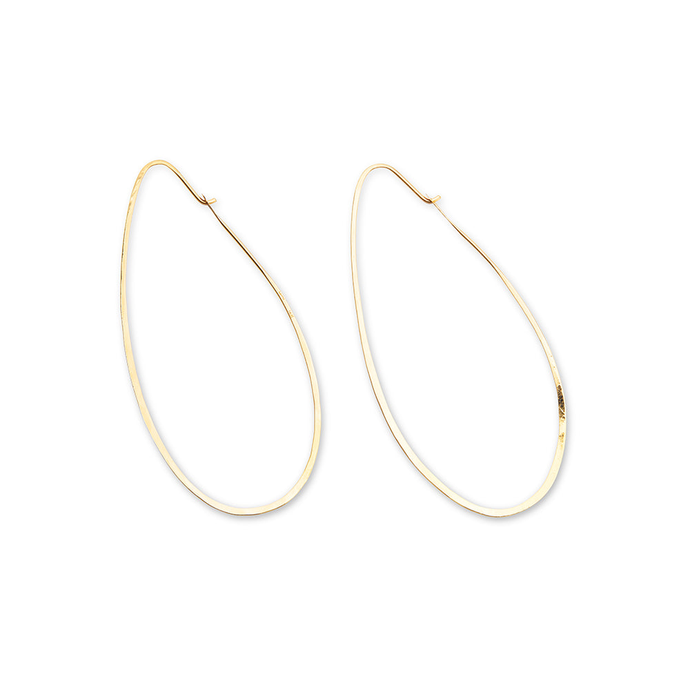 teardrop hoops - Main Image