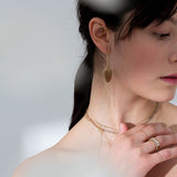 elise long drop studs