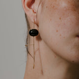 Vivian earrings onyx