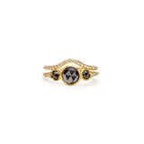 black diamond florence trio ring