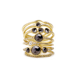 black diamond florence trio ring