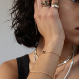 carina black diamond pavé band
