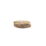 carina black diamond pavé band