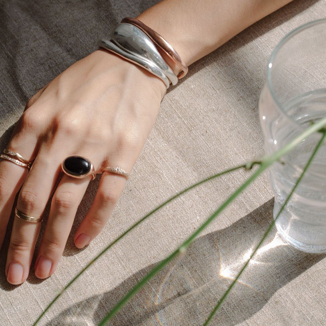 blanca monrós gómez | black darcy ring