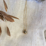 grey diamond hexagon necklace