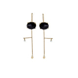 Vivian earrings onyx