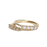 white diamond ophelia ring