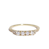 white diamond ophelia ring