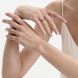 blanca monrós gómez | champagne diamond eternity band