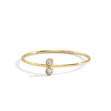 double diamond seed ring