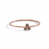 blanca monrós gómez | triple diamond seed ring