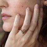 blanca monrós gómez | triple diamond seed ring