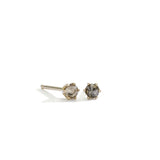 little studs champagne diamond- pair