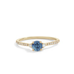 blanca monrós gómez | small sapphire iris ring