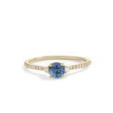 blanca monrós gómez | small sapphire iris ring