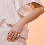blanca monrós gómez | claudel white agate ring