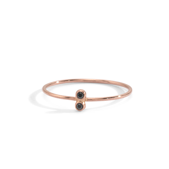 blanca monrós gómez | double diamond seed ring