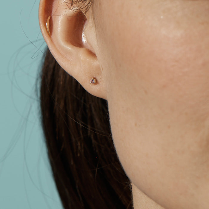 blanca monrós gómez | tiny pink studs