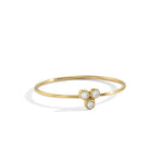 blanca monrós gómez | triple diamond seed ring