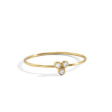 blanca monrós gómez | triple diamond seed ring