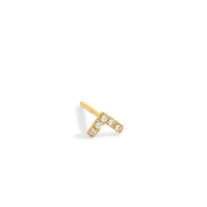 blanca monrós gómez | white diamond vera stud