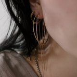 small camille matte hoops