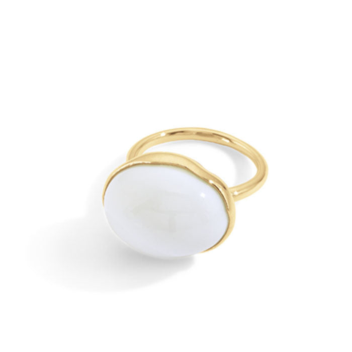 blanca monrós gómez | claudel white agate ring