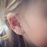 filigree diamond studs