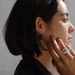 blanca monrós gómez | large disc hoop earrings