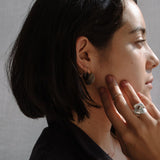 blanca monrós gómez | large disc hoop earrings