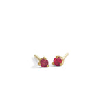 blanca monrós gómez | tiny ruby studs