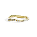 blanca monrós gómez | thick wavy diamond band