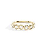 white diamond bezel band