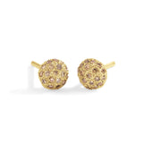 blanca monrós gómez | champagne diamond dot earrings