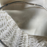 Giulia sterling silver collar