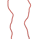 little Red garnet beaded neckalce