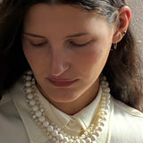 Cassia mother of pearl beaded necklace