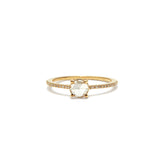 charlotte white diamond solitaire ring