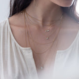 Mabel necklace white diamond