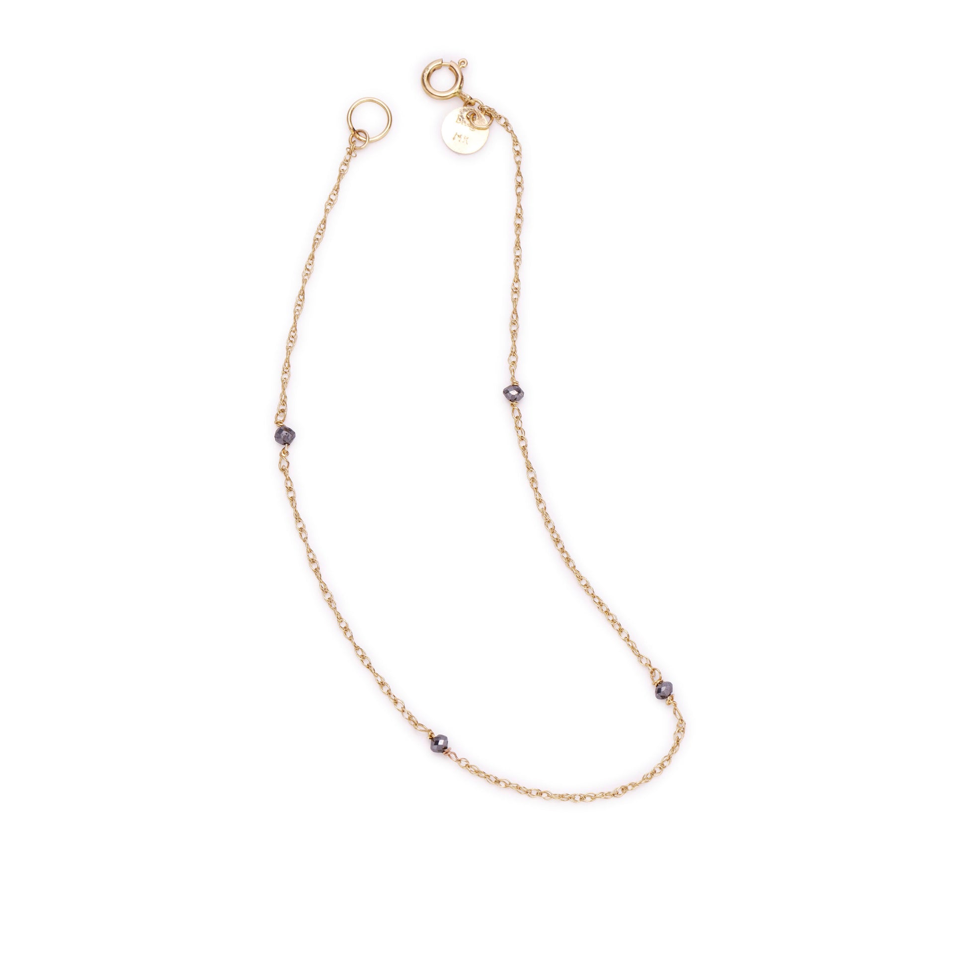 Bella black diamond bracelet