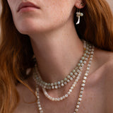 Cassia mother of pearl beaded necklace