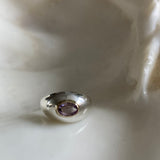 Sabine sapphire dome ring