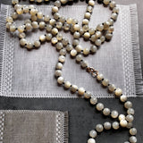Cassia mother of pearl beaded necklace